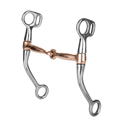 Tabelo SS Copper-Mouthed Training Snaffle Bit 5″