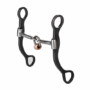TABELO 7" Plain Cheek Lifesaver Bit with Sweet Iron and Copper Rings