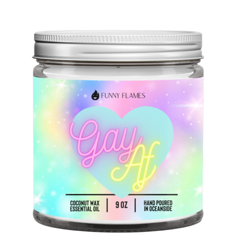 Gay Af – LGBTQ+ Candle