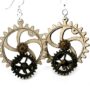 Kinetic Gear Earrings 5001A