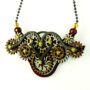 Kinetic Winged Gear Necklace 6004D