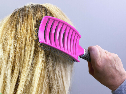 Anti-Static Curled Wet Hair Curling Brush Styling Tool