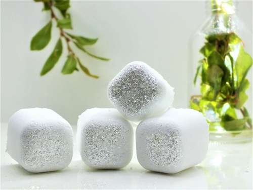 Poppy Seed bath bullets, Natural & Naked