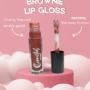 Brownie- lip gloss rich reddish brown