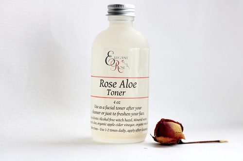 Rose Aloe Facial Toner –  Dry/Normal Skin Facial