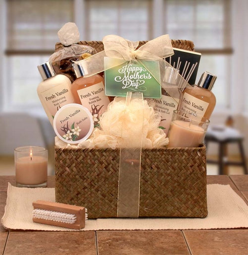 Blissful Relaxation Vanilla Mother’s Day Gift Chest – gift for mom –