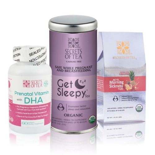 Pregnancy Morning Sickness Tea – Fruits + Prenatal Daily Vitamins +