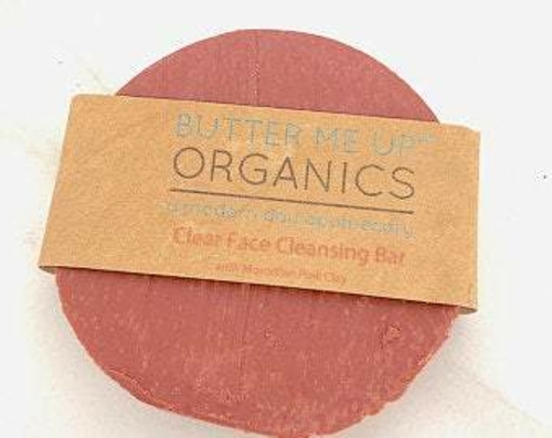 Organic Facial Bar / Organic Face Soap / Rose Clay Soap / Clay Soap - Image 2