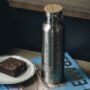 Cormorant Lake - Manitoba Map Bottle with Bamboo Top