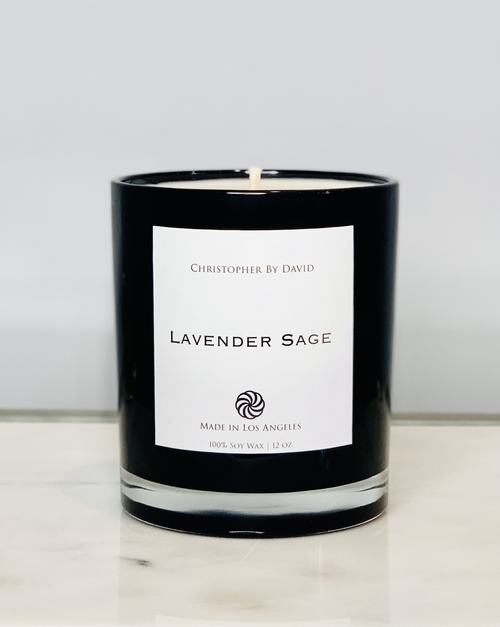 Lavender Sage – 12 oz 100% Soy Wax Candle