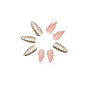 Press On Nails Kit with Glue and gel stickers Reusable Tips