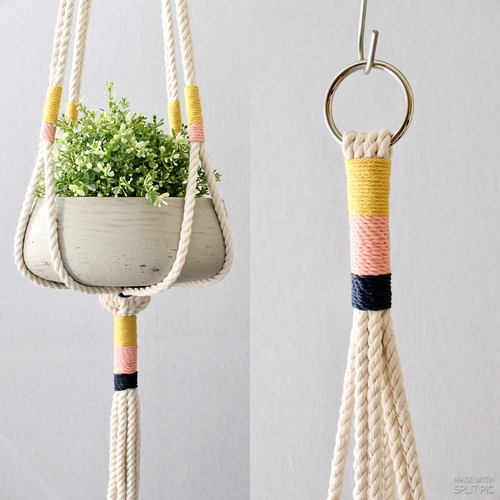 Large Macrame Plant Hanger, Hanging Planter