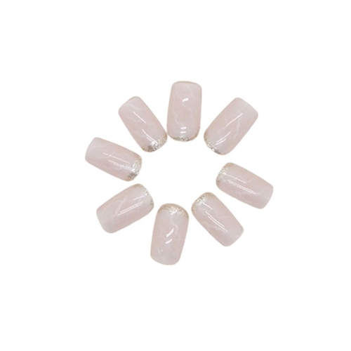Press On Nails Kit with Glue and gel stickers Reusable Tips
