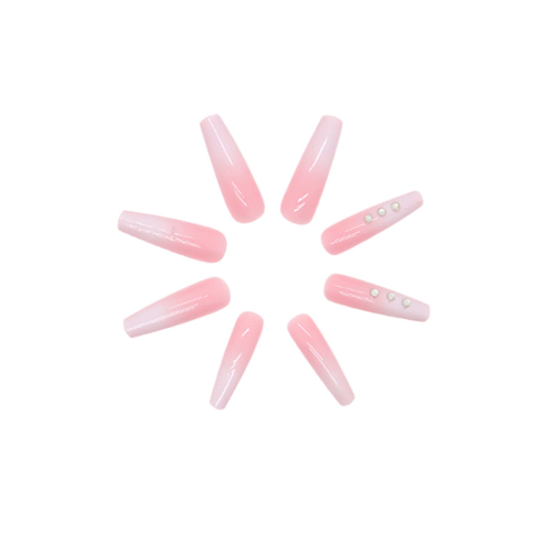 Press On Nails Kit with Glue and gel stickers Reusable Tips