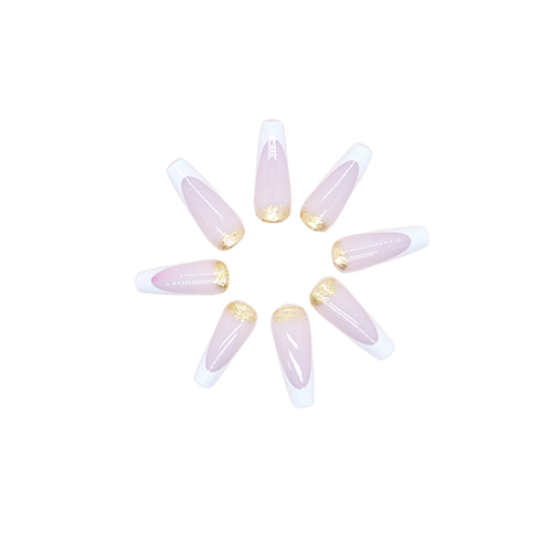 Press On Nails Kit with Glue and gel stickers Reusable Tips