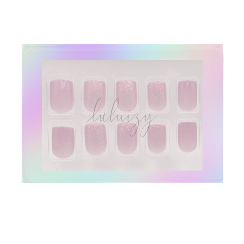 Press On Nails Kit with Glue and gel stickers Reusable Tips