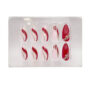 Press On Nails Kit with Glue and gel stickers Reusable Tips