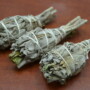 3 Pcs Mini White Sage + Sweetgrass Bundle Smudge