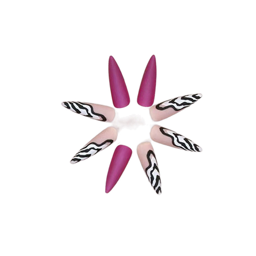 Press On Nails Kit with Glue and gel stickers Reusable Tips