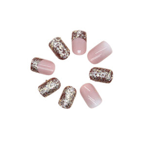 Press On Nails Kit with Glue and gel stickers Reusable Tips