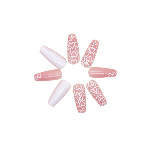 Press On Nails Kit with Glue and gel stickers Reusable Tips