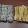 3 Pcs White Sage Bundles 4" + 20 Palo Santo Sticks Refills