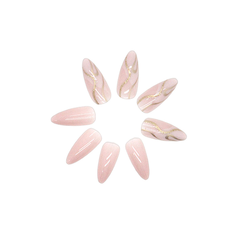 Press On Nails Kit with Glue and gel stickers Reusable Tips