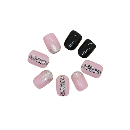 Press On Nails Kit with Glue and gel stickers Reusable Tips