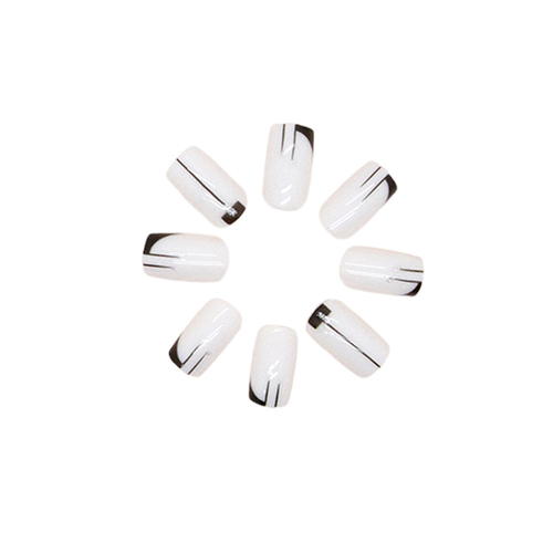 Press On Nails Kit with Glue and gel stickers Reusable Tips