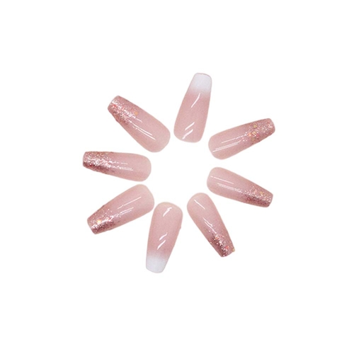 Press On Nails Kit with Glue and gel stickers Reusable Tips