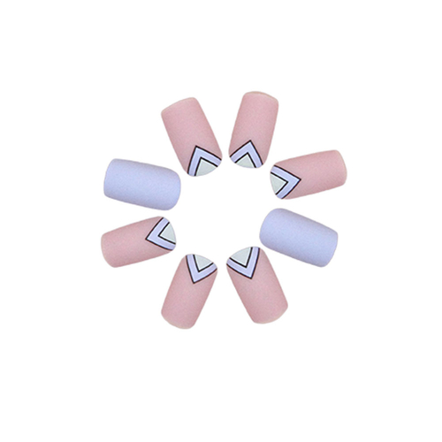Press On Nails Kit with Glue and gel stickers Reusable Tips
