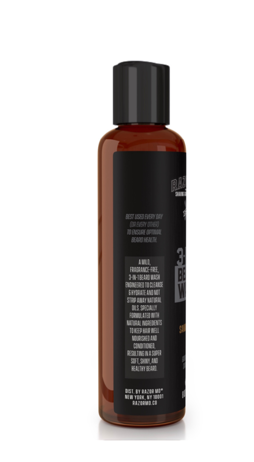 RAZOR MD 3 in 1 Beard Wash – 8oz