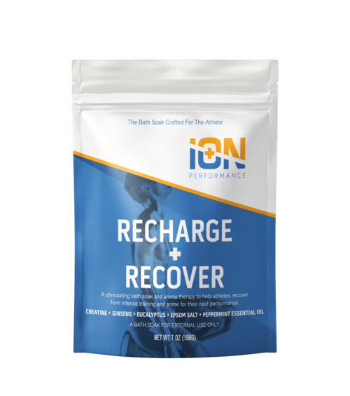 iON Recharge + Recover Creatine Mg Soak Travel Pouches 7 oz – 6 Pack