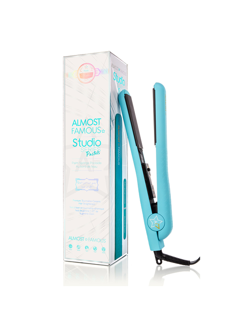 Almost Famous 1.25″ Studio Series Flat Iron with Luxe Gemstone Plates