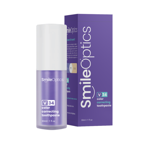 SMILE OPTICS v34 Purple Color Correcting Toothpaste