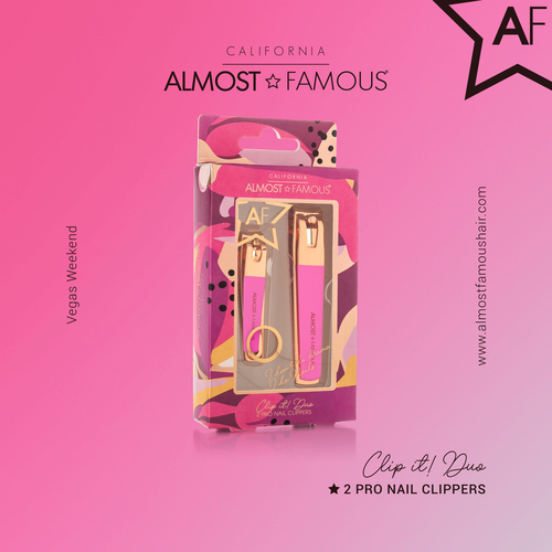 Almost Famous “Clip It” Rose Gold Nail Clipper Duo