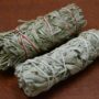 2 Pcs White & Desert Sage Bundle Smudge Incense 4 1/2"