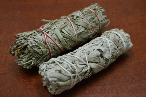 2 Pcs White & Desert Sage Bundle Smudge Incense 4 1/2″