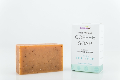 Lemon Tea Tree – Premium Coffee Soap Bar