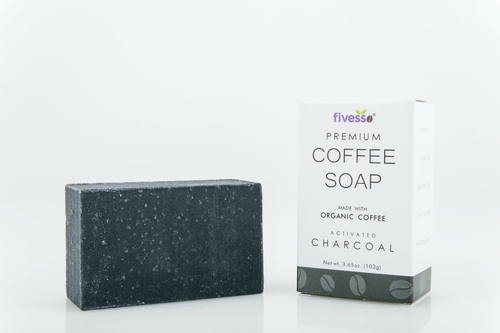 Activated Charcoal – Premium Coffee Soap Bar