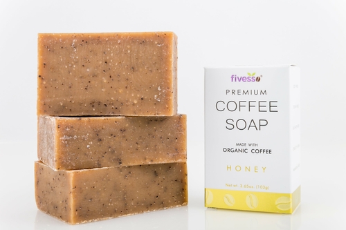 Honey – Premium Coffee Soap Bar (Pack of 3 Bars)