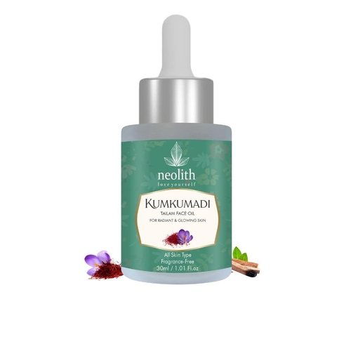 Neolith 100% Organic Kumkumadi Skin Radiance Face Oil with Saffron,