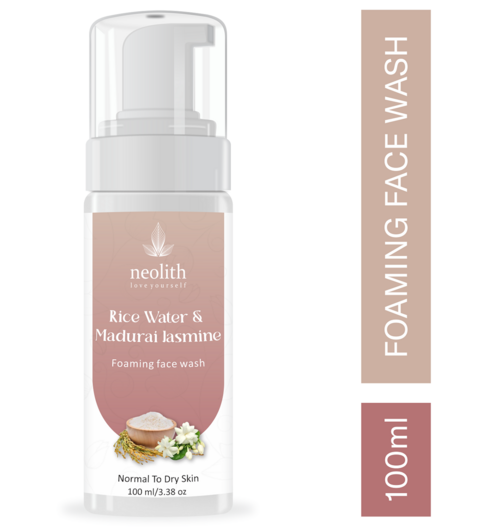 Neolith Rice Water & Madurai Jasmine Foaming Face Wash ||92% Organic
