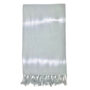 Gray Tie Dye Turkish Beach Towel
