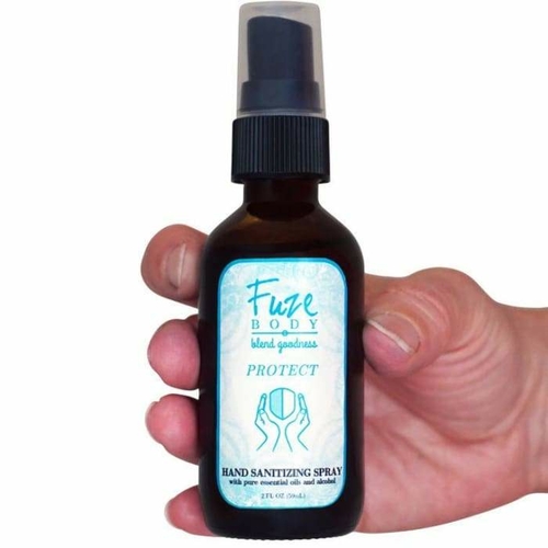 Hand Sanitizer with alcohol and essential oils – Protect