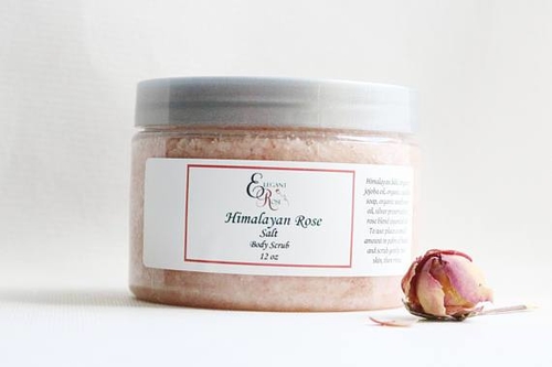 Himalayan Rose Salt Body Scrub – Moisturizing,