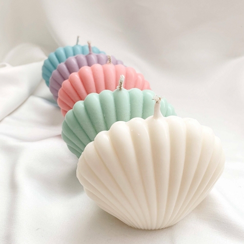 Seashell Candle