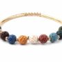 Lava Stone Essential Oil Bracelet - Chakra Lava Stone