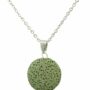 Light Green Lava Stone Essential Oil Necklace
