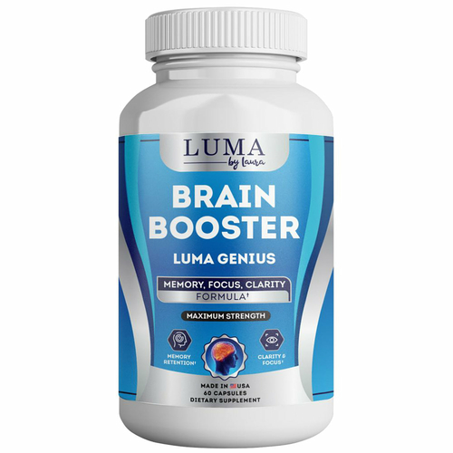 Luma Genius Supplement for Brain Fog, Memory, Mood and Focus – 60 Ct.